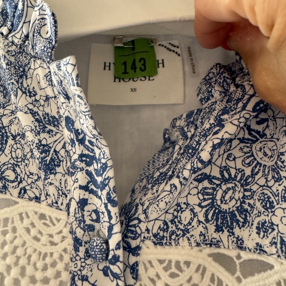 LIKE NEW TUCKERNUCK HYACINTH HOUSE LACE TRIM EMMIE MINI DRESS - Picture 7 of 7